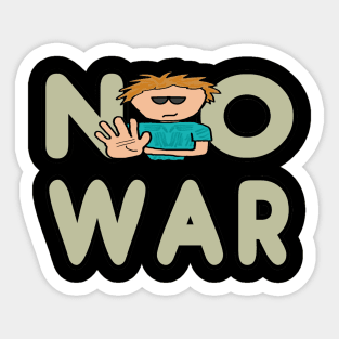 No War Anti-War Sticker